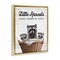 Stupell Industries Little Rascals Laundry Raccoons Floating Frame Design by Lettered and Lined